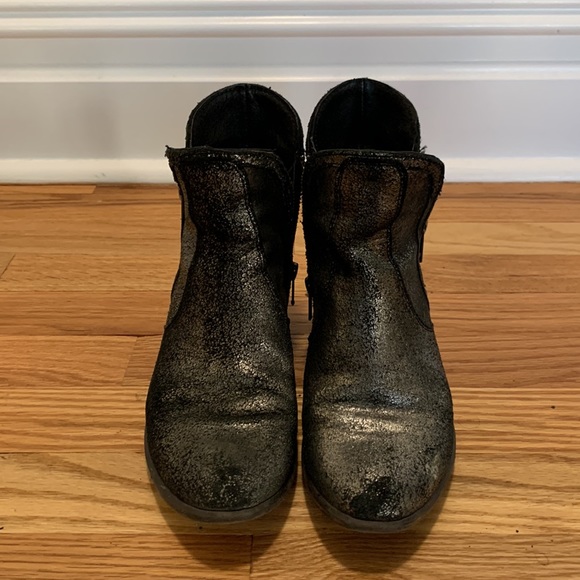 Silver leather Chelsea boots- Steve Madden - Picture 5 of 9